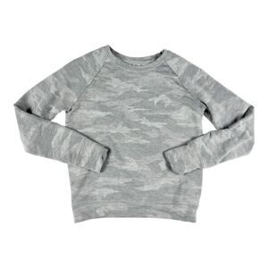 Athleta Girl Cozy Cross Your Fingers Light Camo Sweatshirt size 8-10